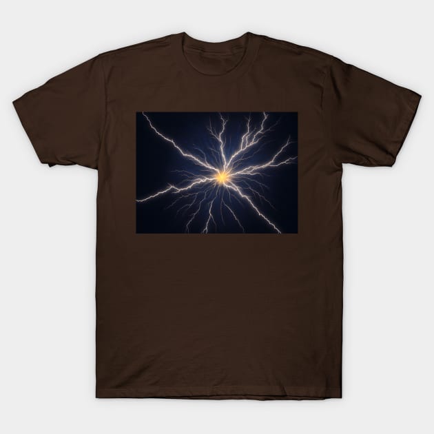 Lightning strike T-Shirt by webbygfx